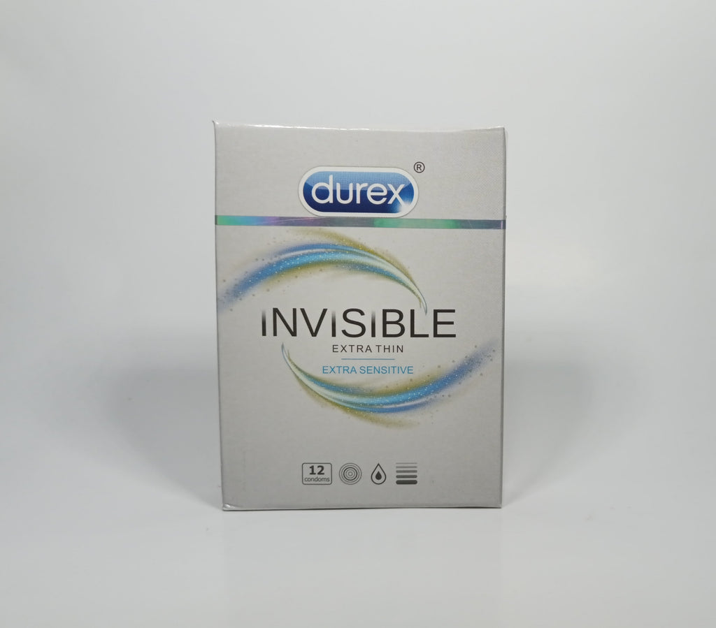 Durex Invisible Extra Thin | Extra Sensitive | 12 Pieces