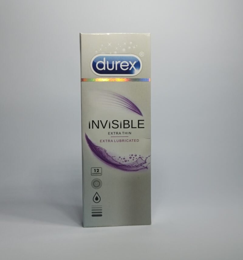 Durex Invisible Extra Lubricated | 12 Piece | Tower